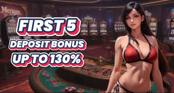 BIGTIME CASINO FIRST 5 DEPOSIT BONUS UP TO 130%