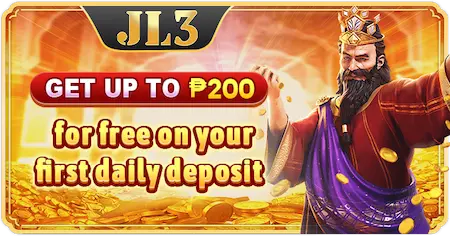 JL3 GET UP TO p200 FOR FREE ON YOUR FIRST DAILY DEPOSIT