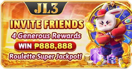 JL3 invite friends and win P888,888 roulette Super Jackpot