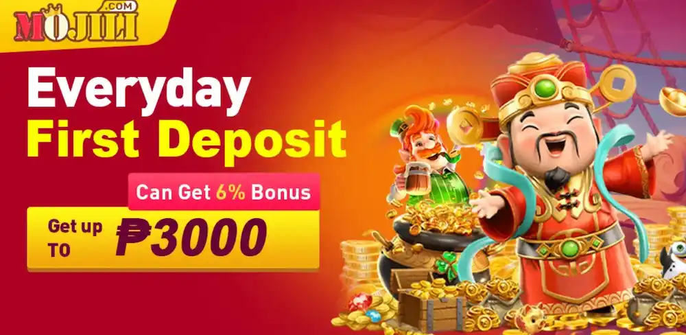 MOJILI EVERYDAY FIRST DEPOSIT GET UP TO P3000