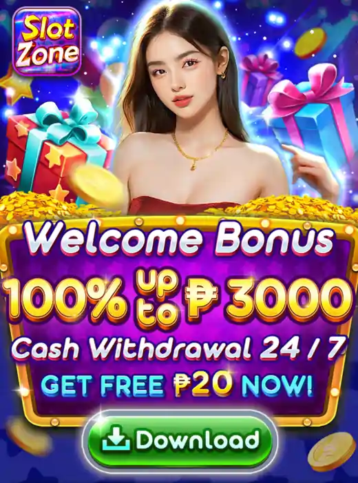 Slotzone Welcome Bonus 100% up to P3,000