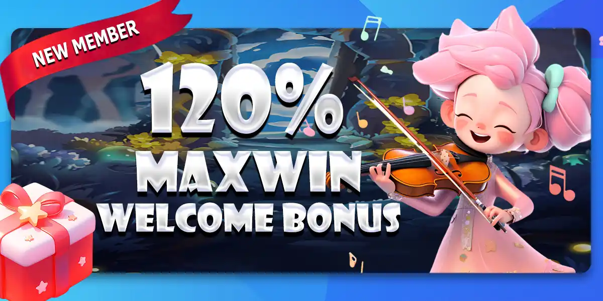 SUHAGAME 120% MAXWIN WELCOME BONUS