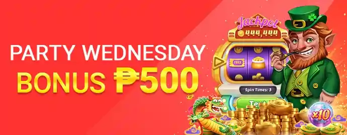 9PH PARTY WEDNESDAY GET BONUS P500